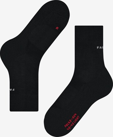 FALKE Athletic Socks 'RU 4 Light' in Black