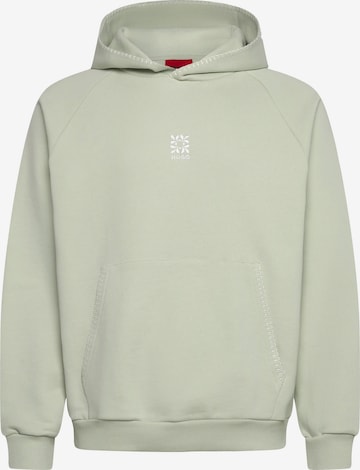 HUGO Sweatshirt ' Darohood ' in Green: front