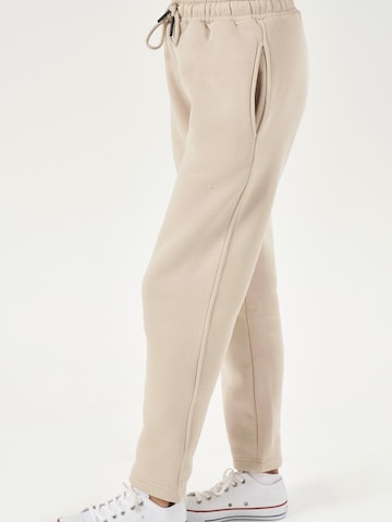 LOUIS LECLER Slimfit Broek 'Elise' in Beige