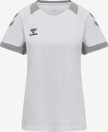 Hummel - Camiseta funcional en blanco: frente