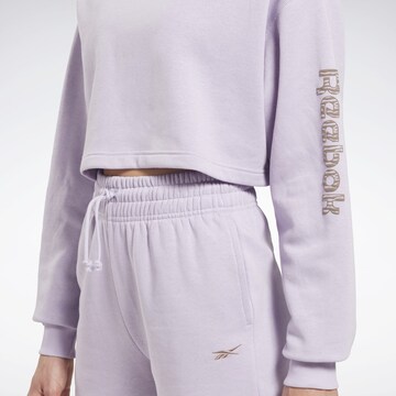 Reebok Sportief sweatshirt in Lila