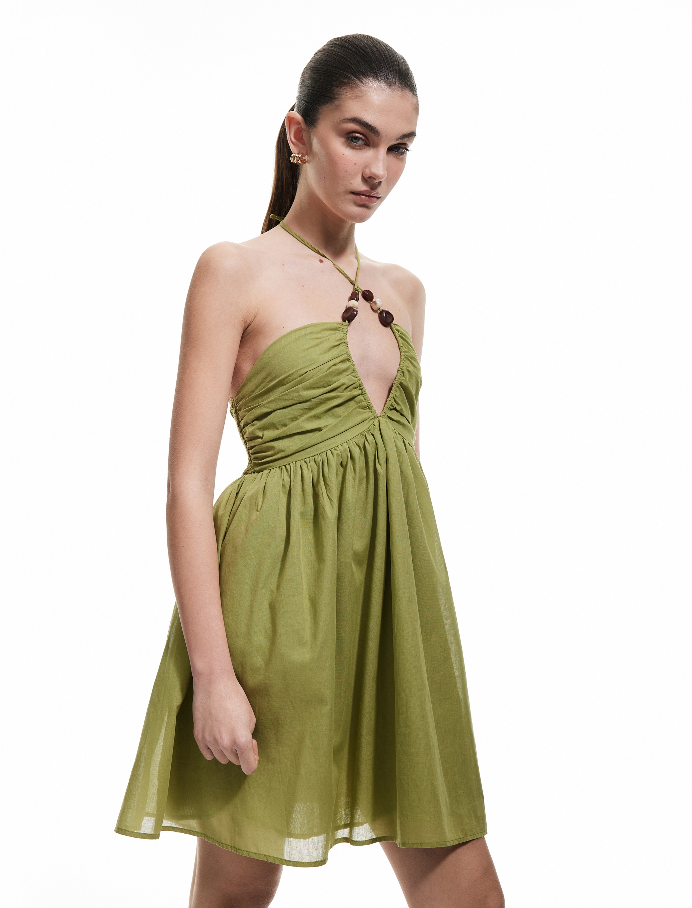 Koton Dress in Green: front