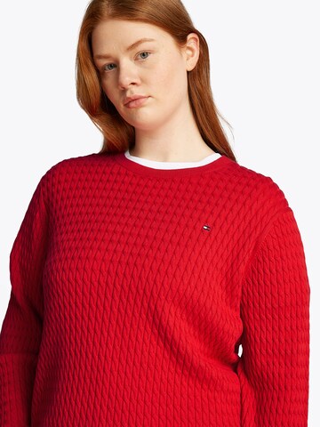 Tommy Hilfiger Curve Tröja i röd