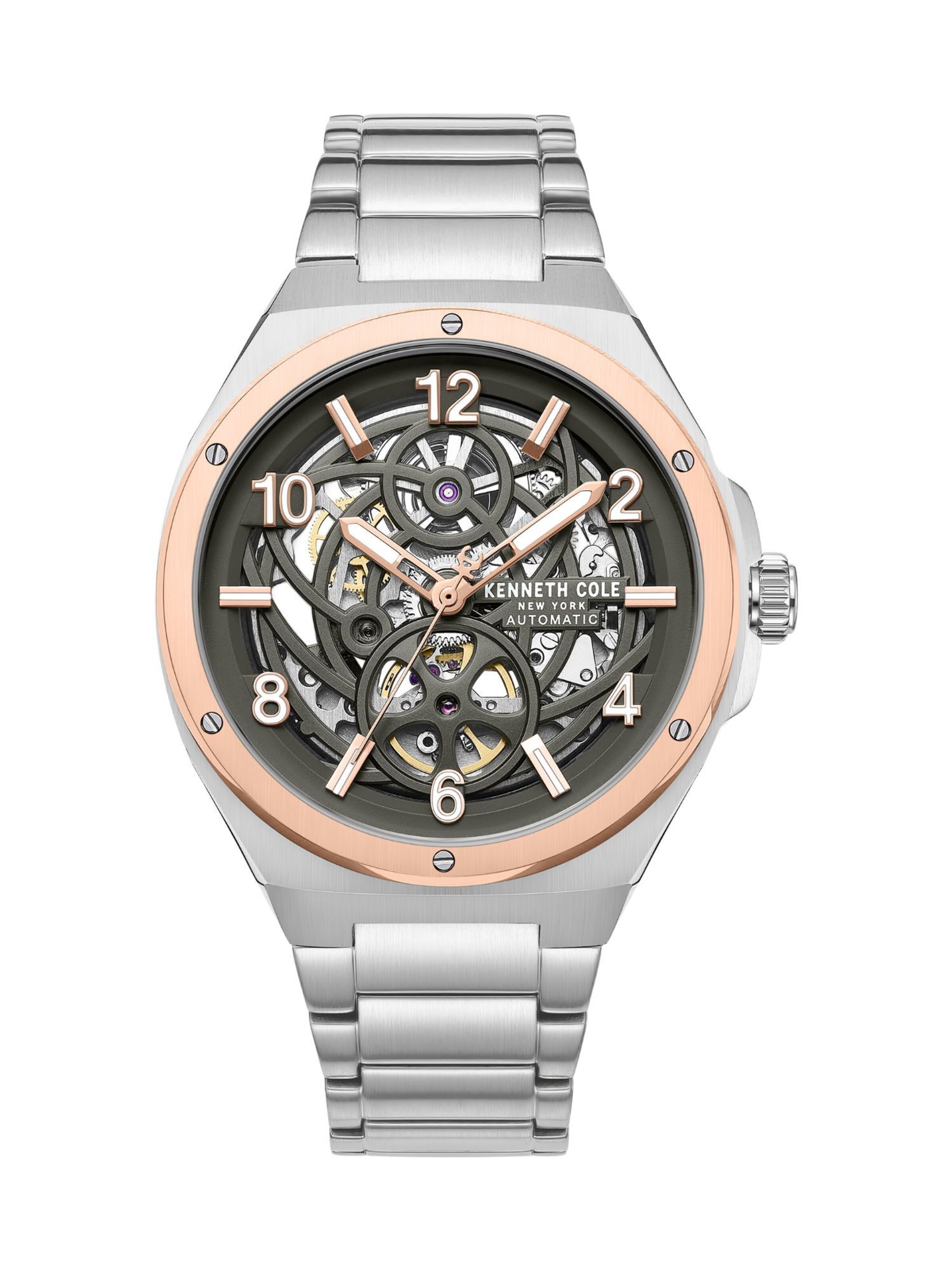 Kenneth Cole Analog Watch 'Bayview' in Silver: front