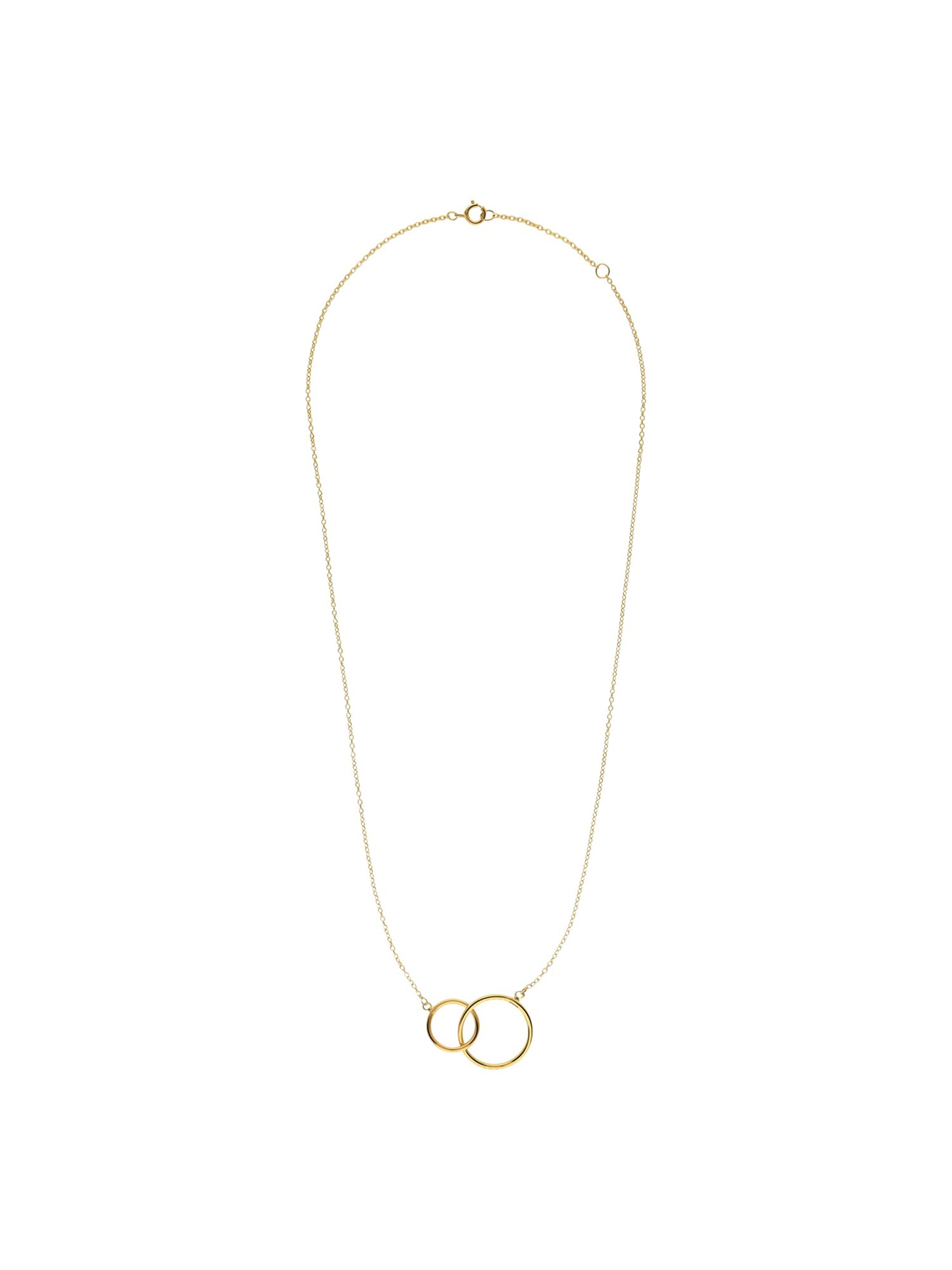 Lucardi Necklace 'Klassisch' in Gold: front