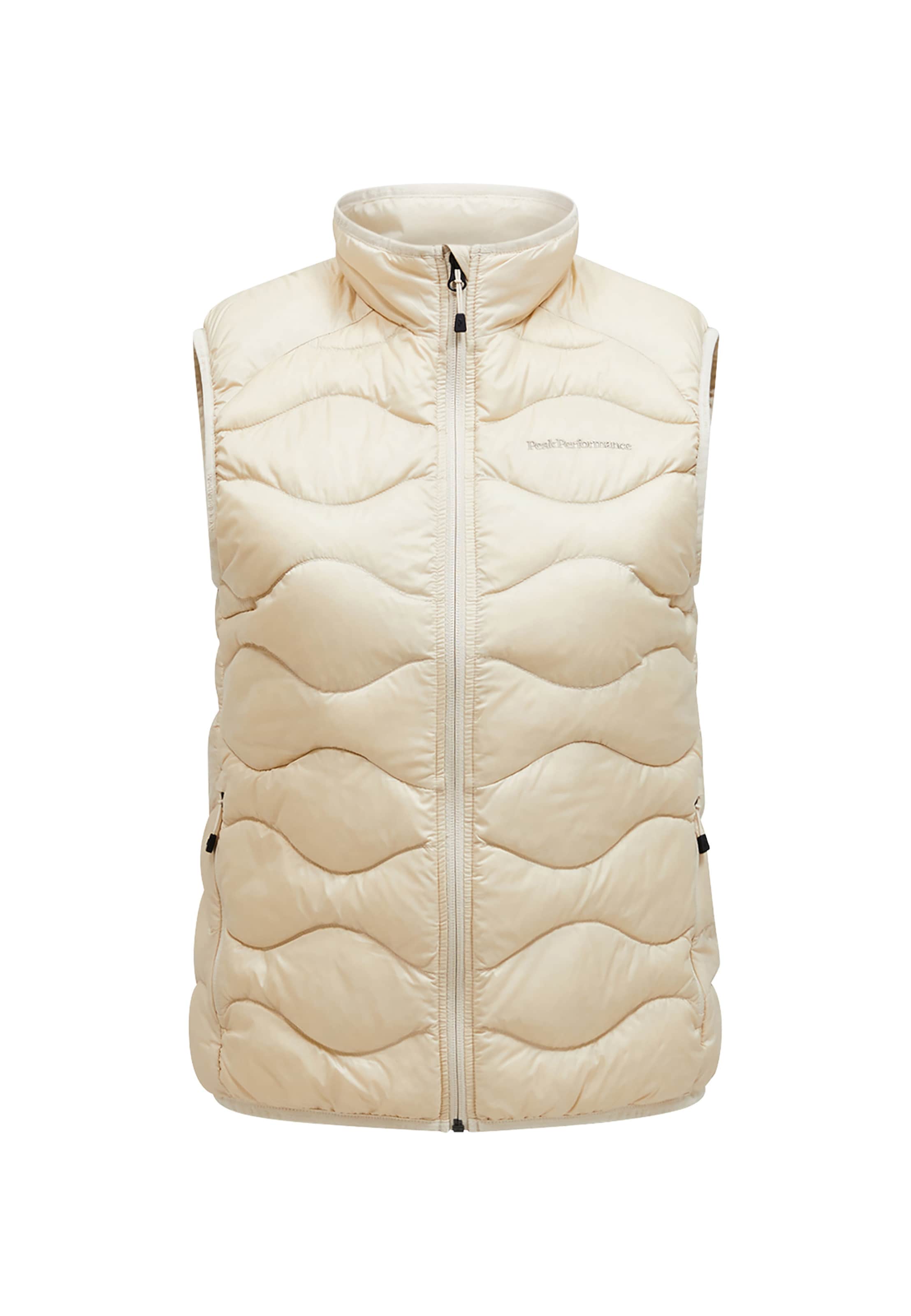 PEAK PERFORMANCE Sportbodywarmer in Beige: voorkant