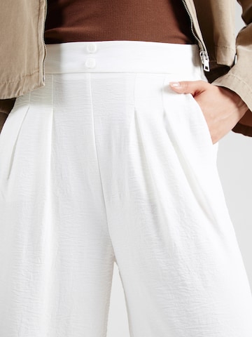ABOUT YOU Wide Leg Laskoshousut 'Fina' värissä beige