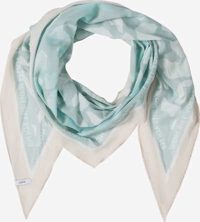 CECIL Tuch in creme / mint / offwhite, Produktansicht