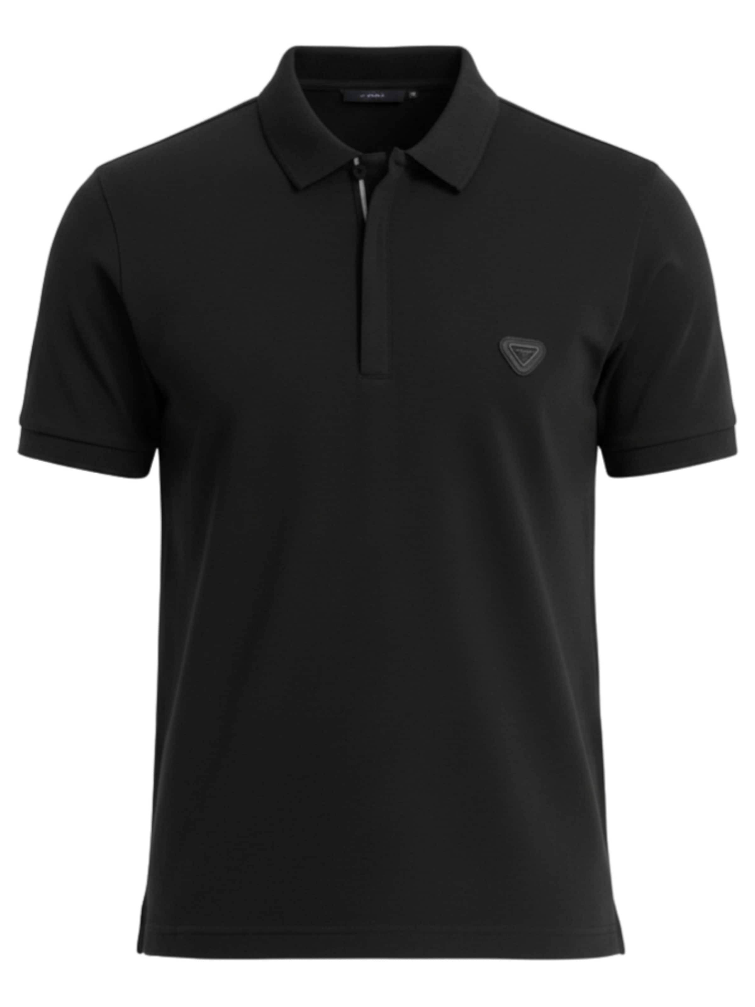 Ombre Shirt in Zwart: voorkant
