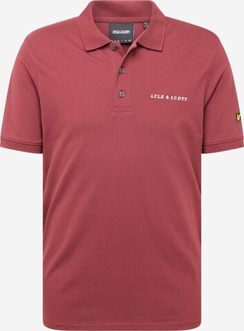 Tricou de la Lyle & Scott pe roșu: față