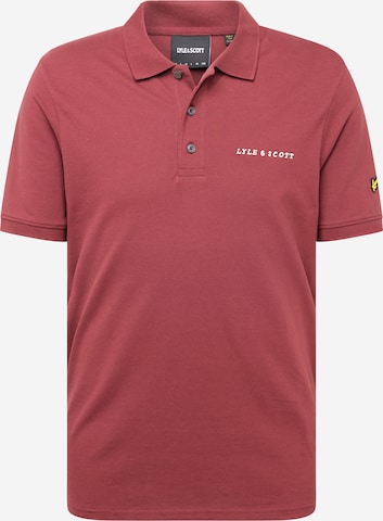 T-Shirt Lyle & Scott en rouge : devant