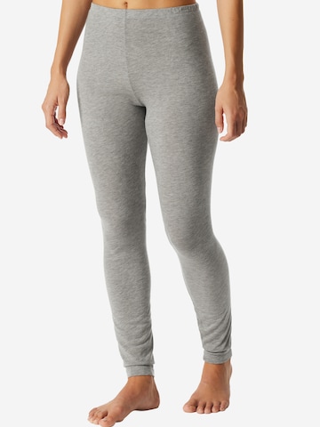 SCHIESSER Skinny Leggings in Grijs: voorkant
