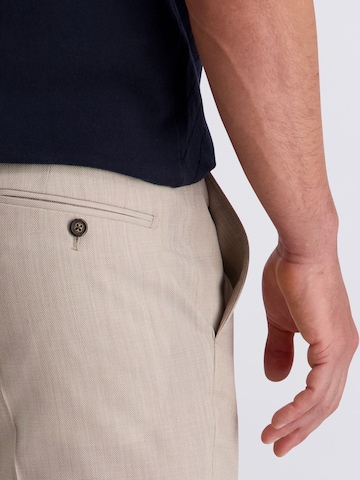 PIERRE CARDIN Slimfit Broek 'Ryan' in Beige