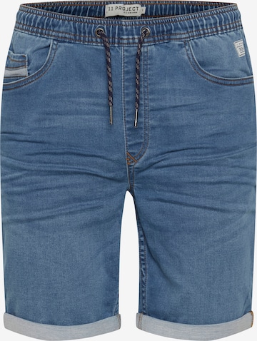 11 Project Regular Broek 'PRBarne' in Blauw: voorkant