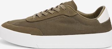 Baskets basses TOMMY HILFIGER en vert : devant