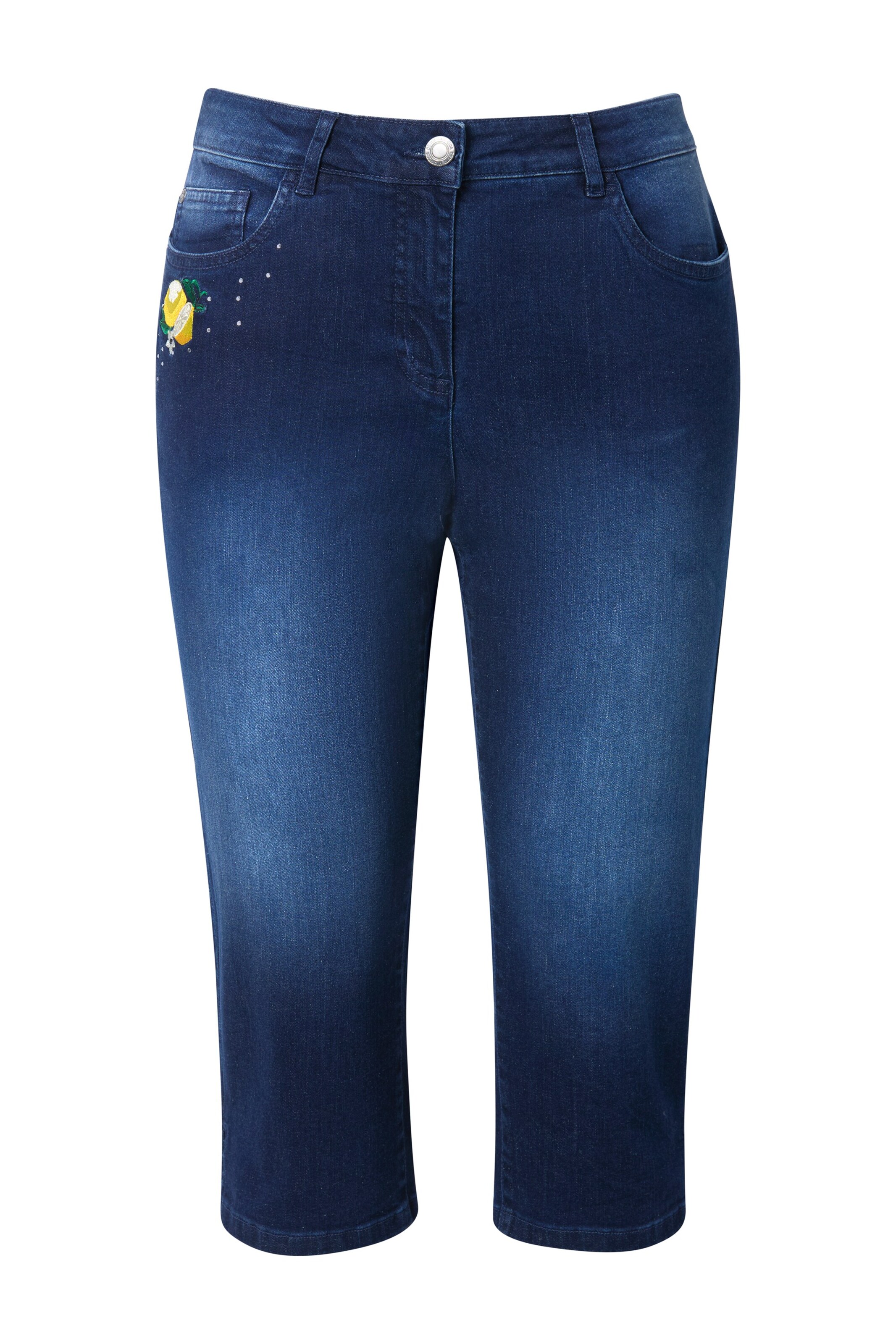 MIAMODA Slimfit Jeans in Blauw: voorkant