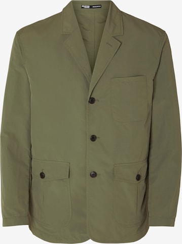 SELECTED HOMME - Ajuste regular Chaqueta de entretiempo 'HALLS' en verde: frente