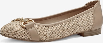 TAMARIS Ballet Flats in Grey: front