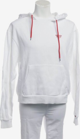 Tommy Jeans Sweatshirt / Sweatjacke S in Weiß: predná strana