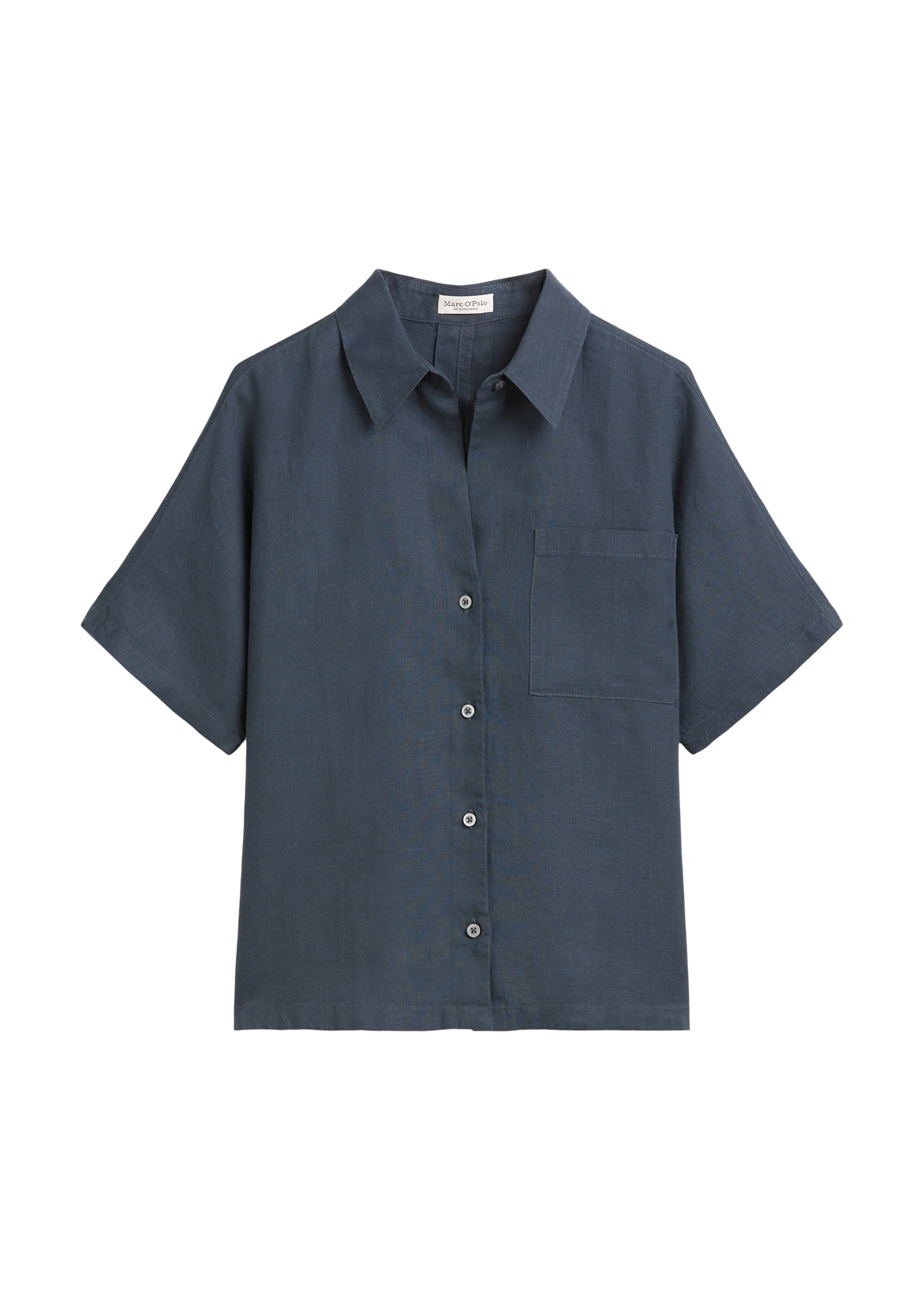 Marc O'Polo Bluse in Blau: Vorderseite