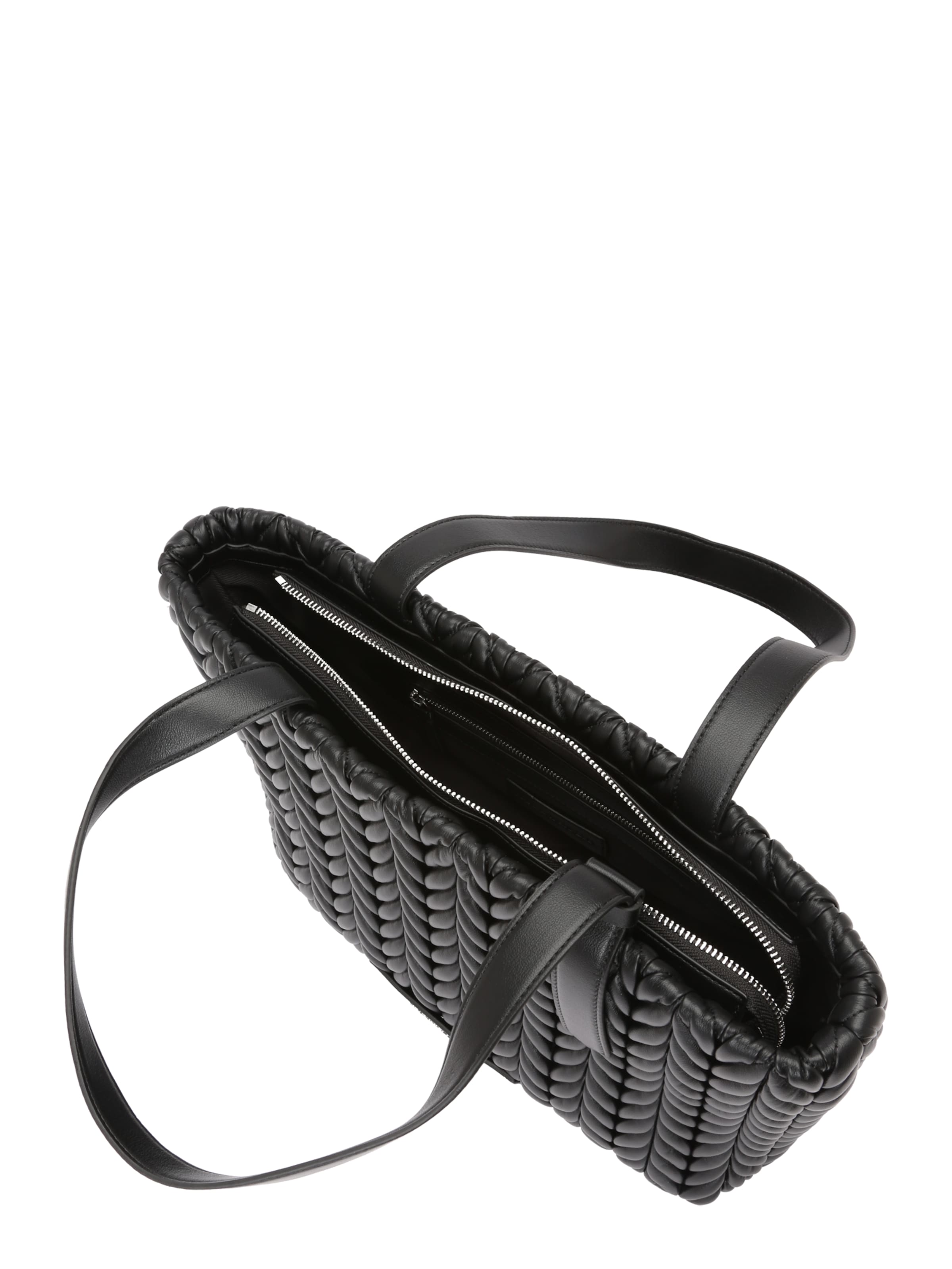 Karl Lagerfeld Μεγάλη τσάντα 'K/WEAVE' σε μαύρο