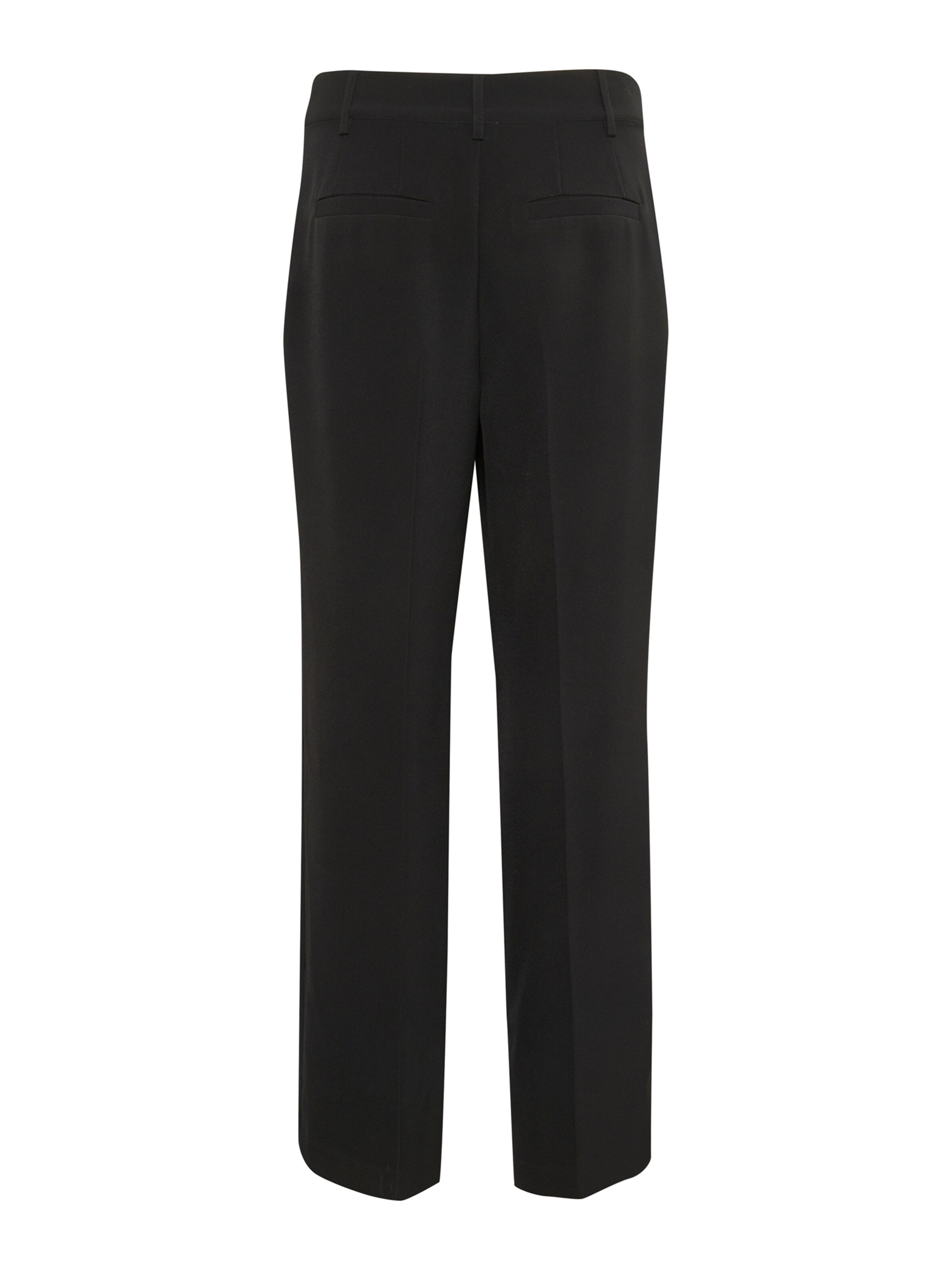 My Essential Wardrobe Loosefit Bukser med fals i sort