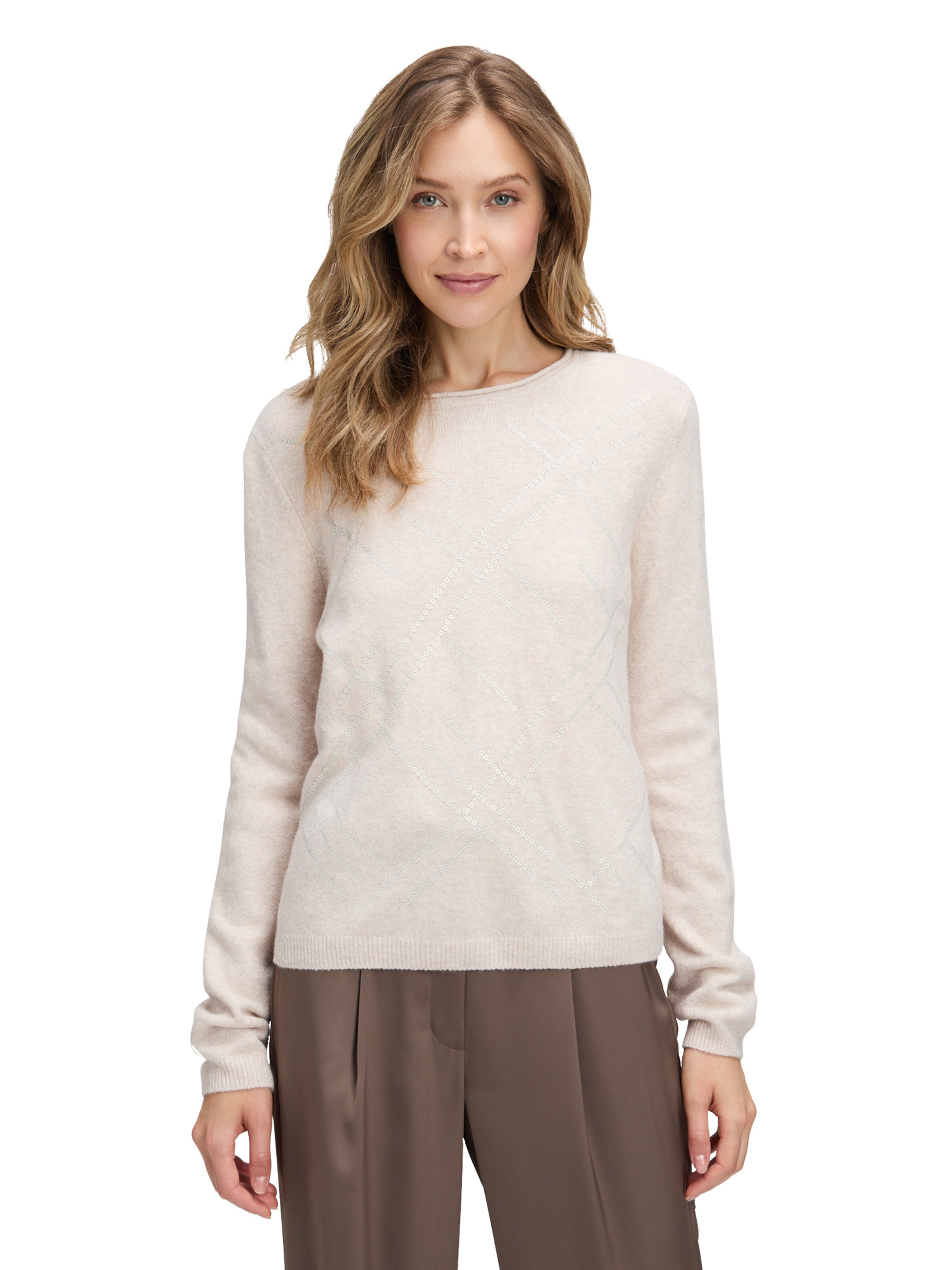 Pull-over Betty Barclay en beige : devant