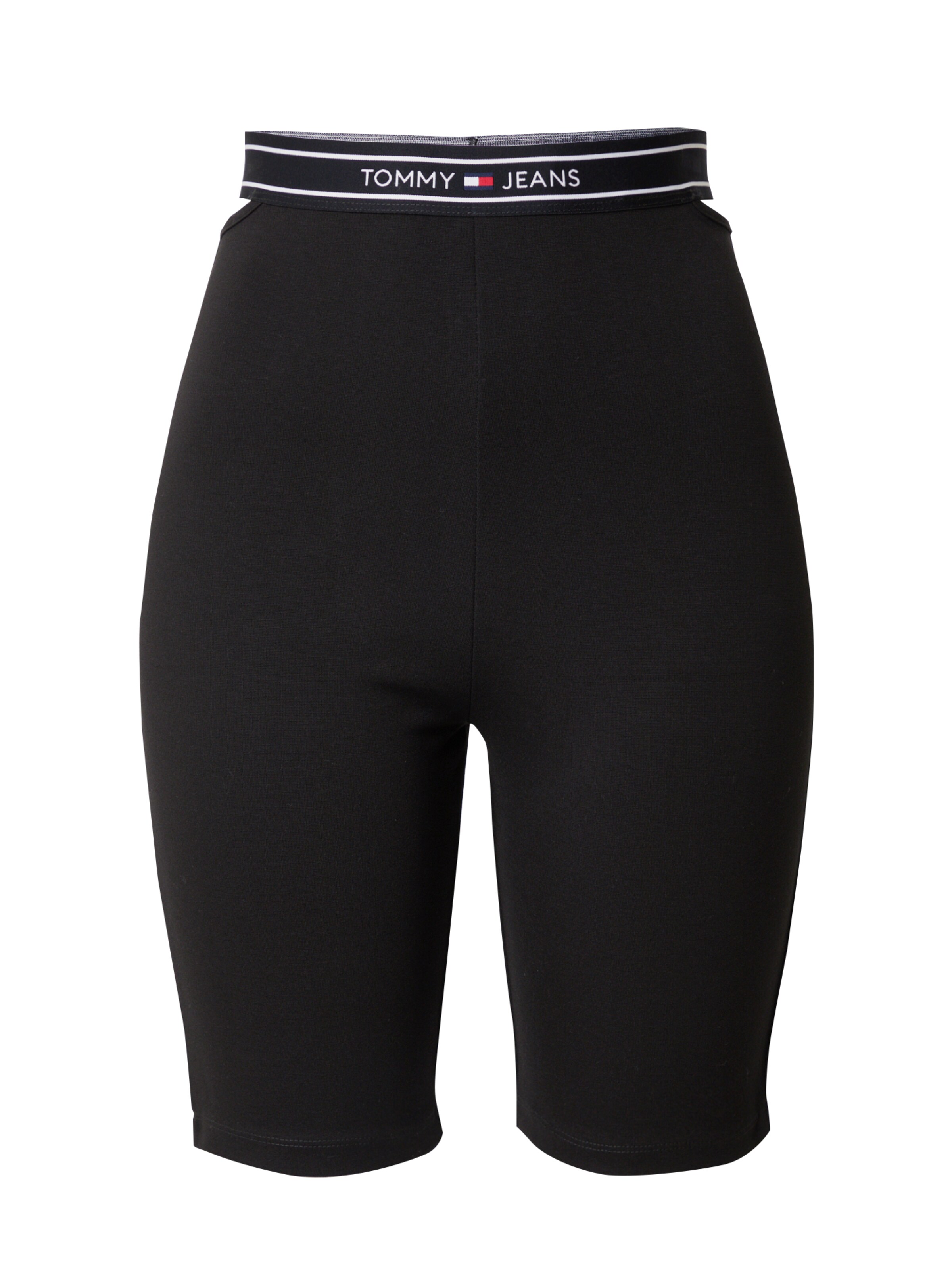 Tommy Jeans Skinny Legginsy w kolorze czarny: przód