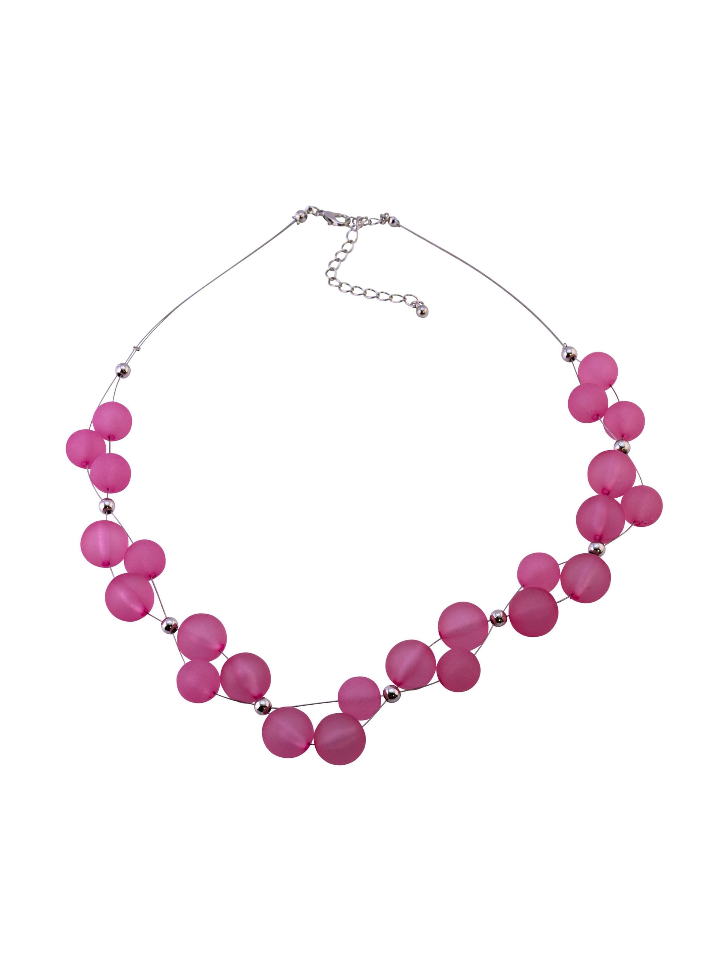 Steuer Necklace in Pink: front