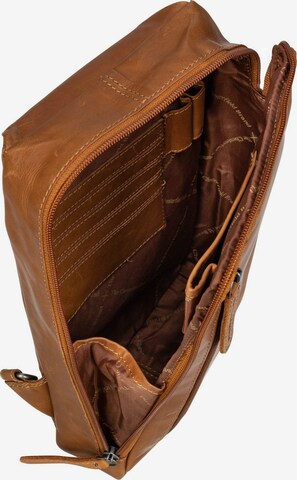 The Chesterfield Brand Rucksack ' Rotterdam' in Braun