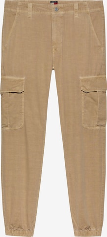 Tommy Jeans Cargo Pants 'RYAN' in Beige: front