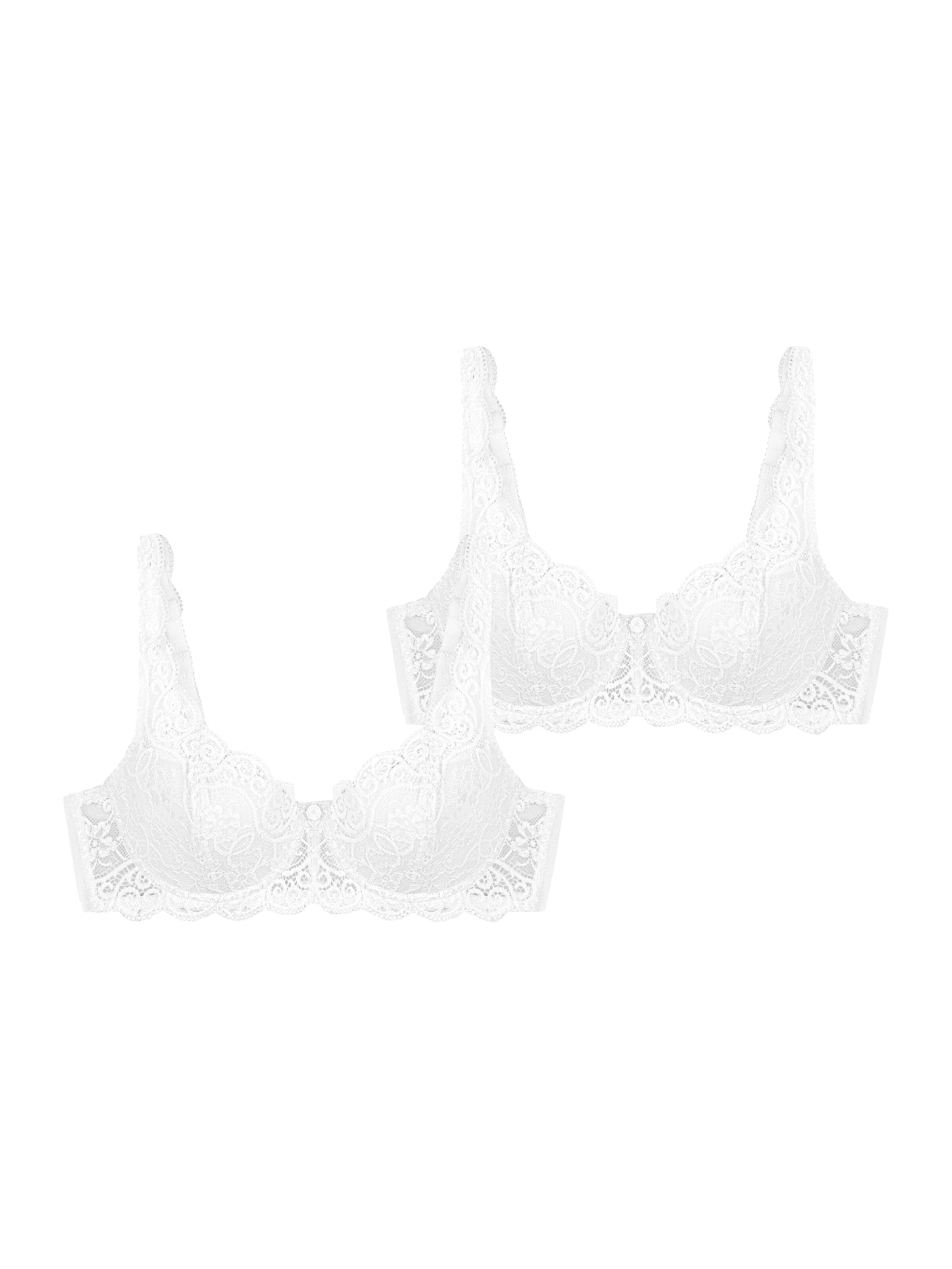 Triangle Soutien-gorge ' Amourette 300 ' TRIUMPH en blanc : devant