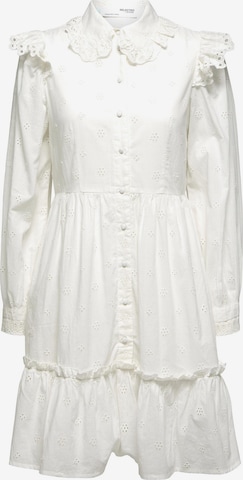 Robe-chemise 'Rody' SELECTED FEMME en blanc : devant