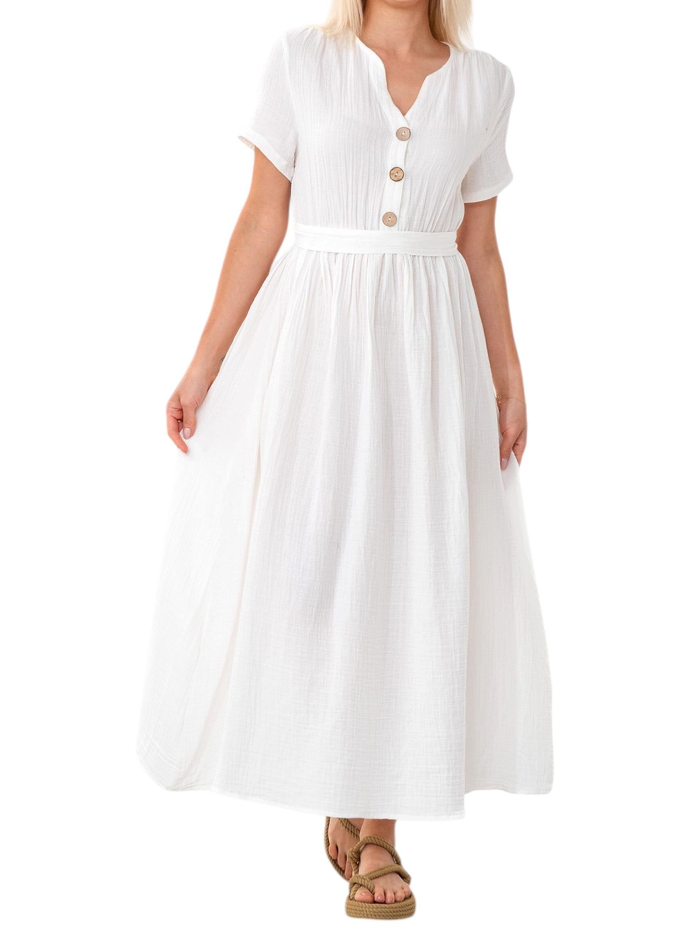 WENOR Sommerkjole 'MIRA' i hvid