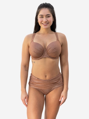 SugarShape Dół bikini 'Valencia' w kolorze brąz