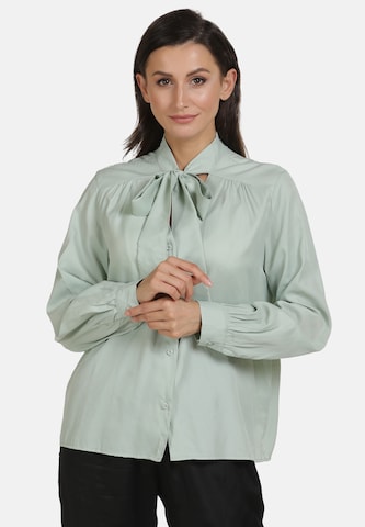 DreiMaster Maritim Blouse in Green: front