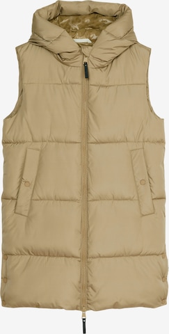 Gilet Marc O'Polo en beige : devant