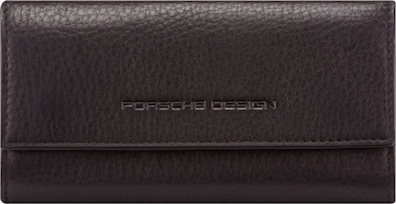 Porte-clés Porsche Design en marron : devant