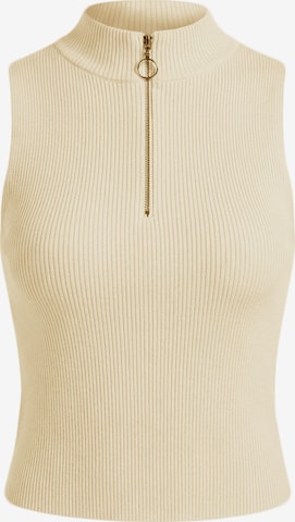Imily Bela - Top de punto en beige: frente