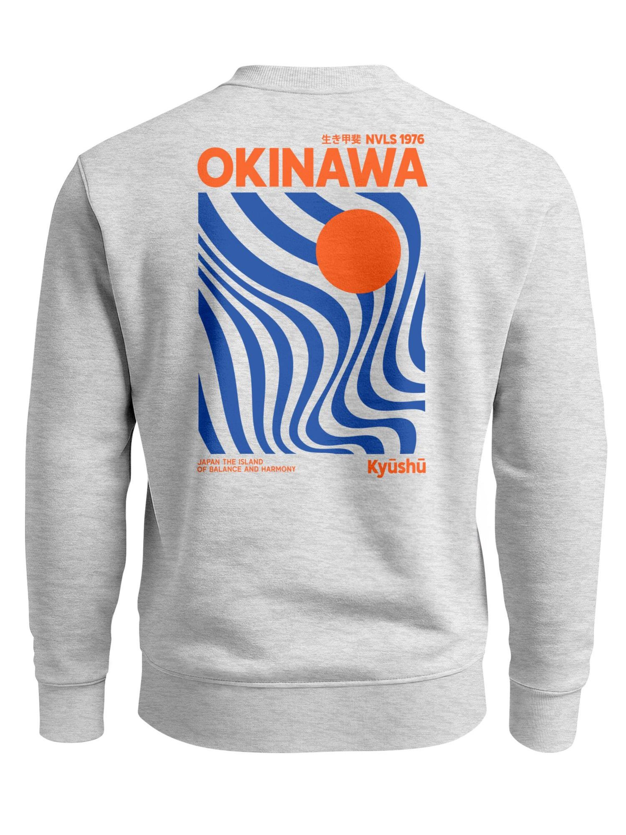 Neverless Sweatshirt 'Okinawa' in Grey