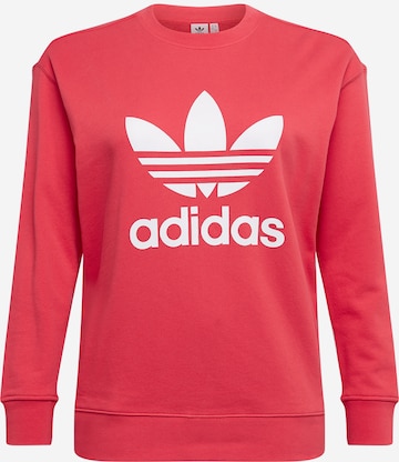 ADIDAS ORIGINALS Sweatshirt in Rood: voorkant