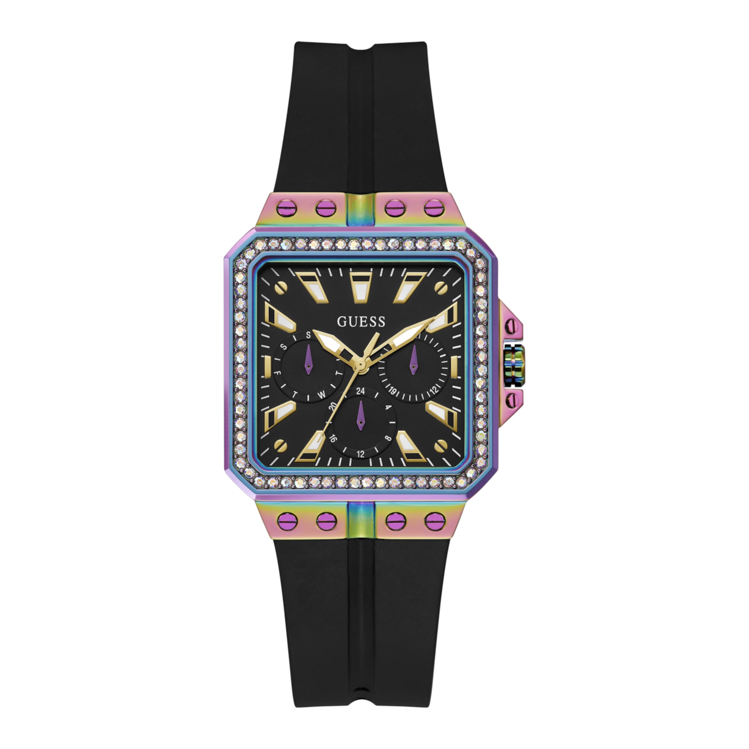 GUESS Analog watch in Mixed colours: front