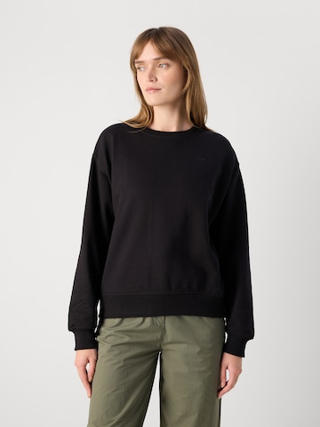 Calvin Klein Jeans Sweatshirt in Black: front