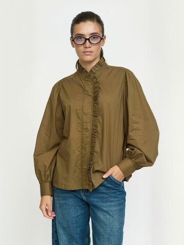 T-shirt ' SRSunny ' Soft Rebels en marron : devant