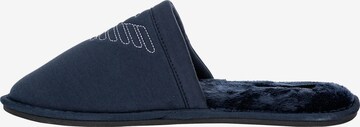 Emporio Armani Slippers in Blue: front