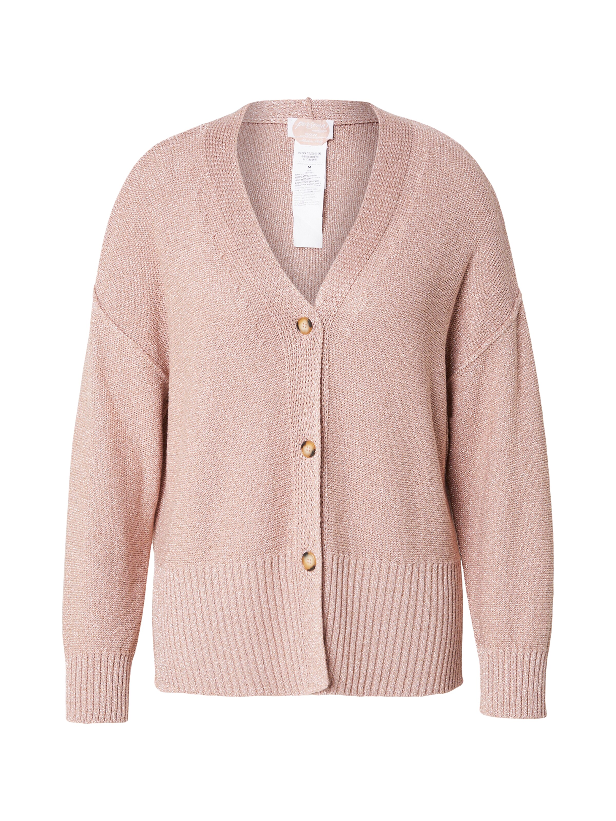 Persona by Marina Rinaldi Pletena jopa 'TABACCO' | roza barva: sprednja stran