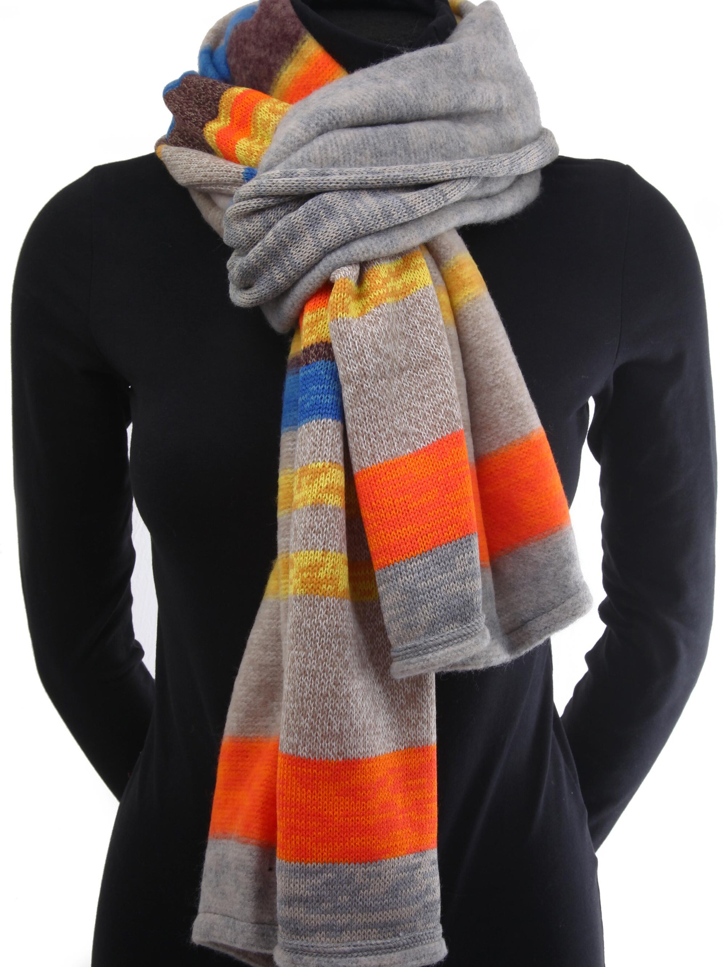 COLLEZIONE ALESSANDRO Scarf 'Bea' in Yellow
