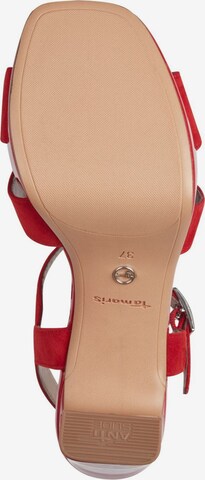 TAMARIS Strap Sandals in Red