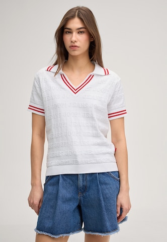 JOOP! Jeans Pullover 'Kalena' in Weiß: Vorderseite