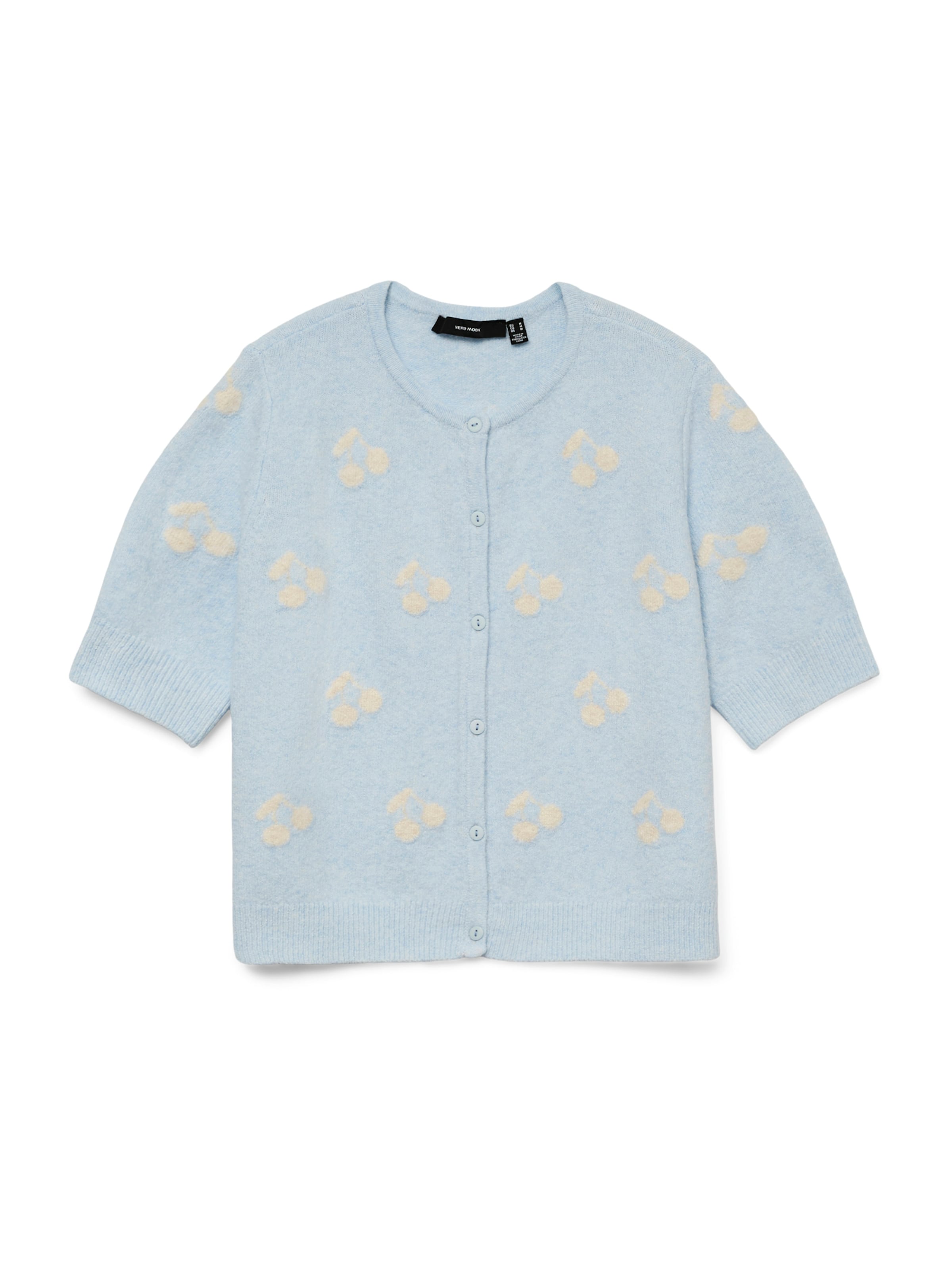 VERO MODA - Cárdigan 'VMDOFFY INTARSIA' en azul: frente